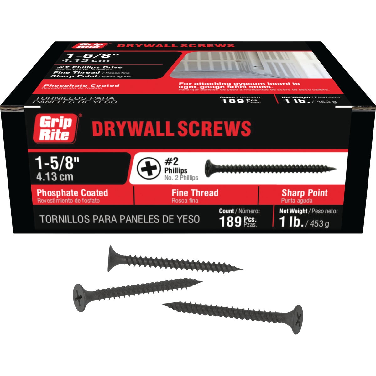Grip-Rite 1-1/2 In. x 4d Bright Finishing Nails (3150-Count)