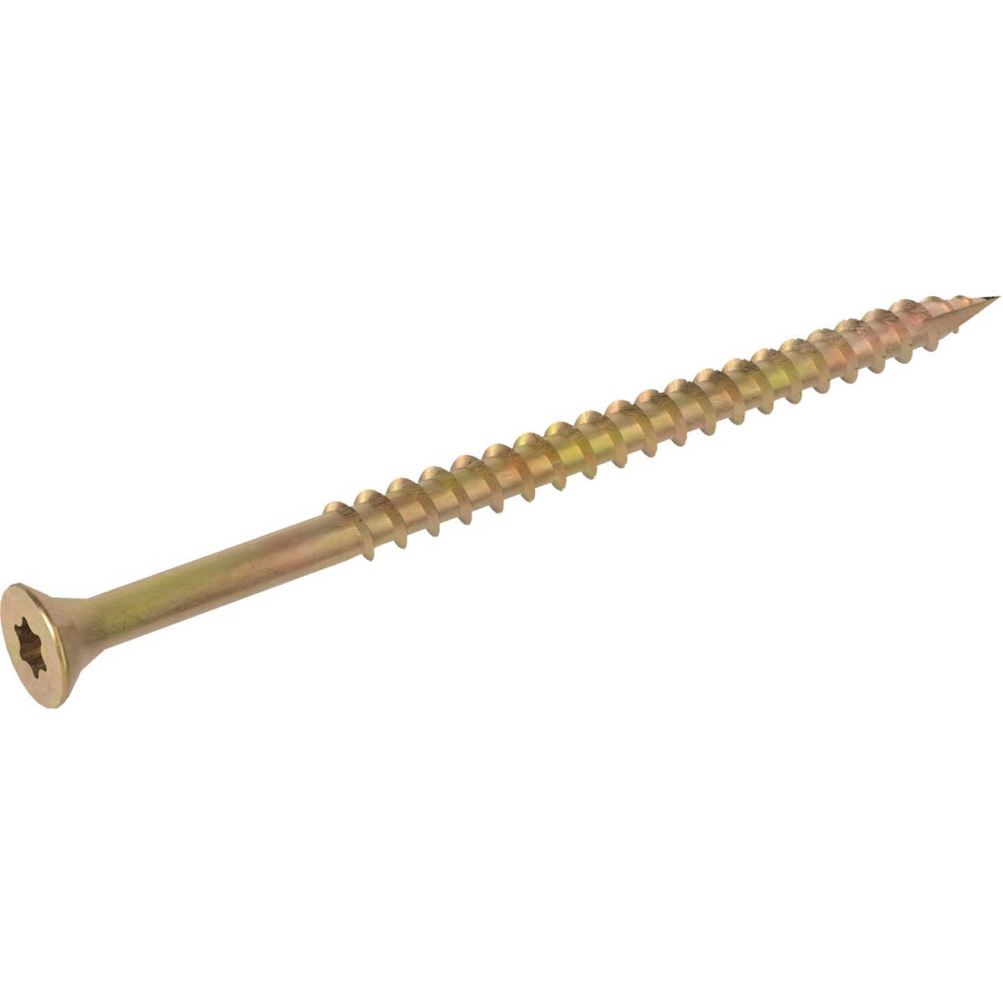 Grip-Rite 3-1/2 In. x 10 ga Star Drive Dual Flat Head Coarse Thread Yellow Zinc Coated General Construction Screw (5 Lb.) Image 1