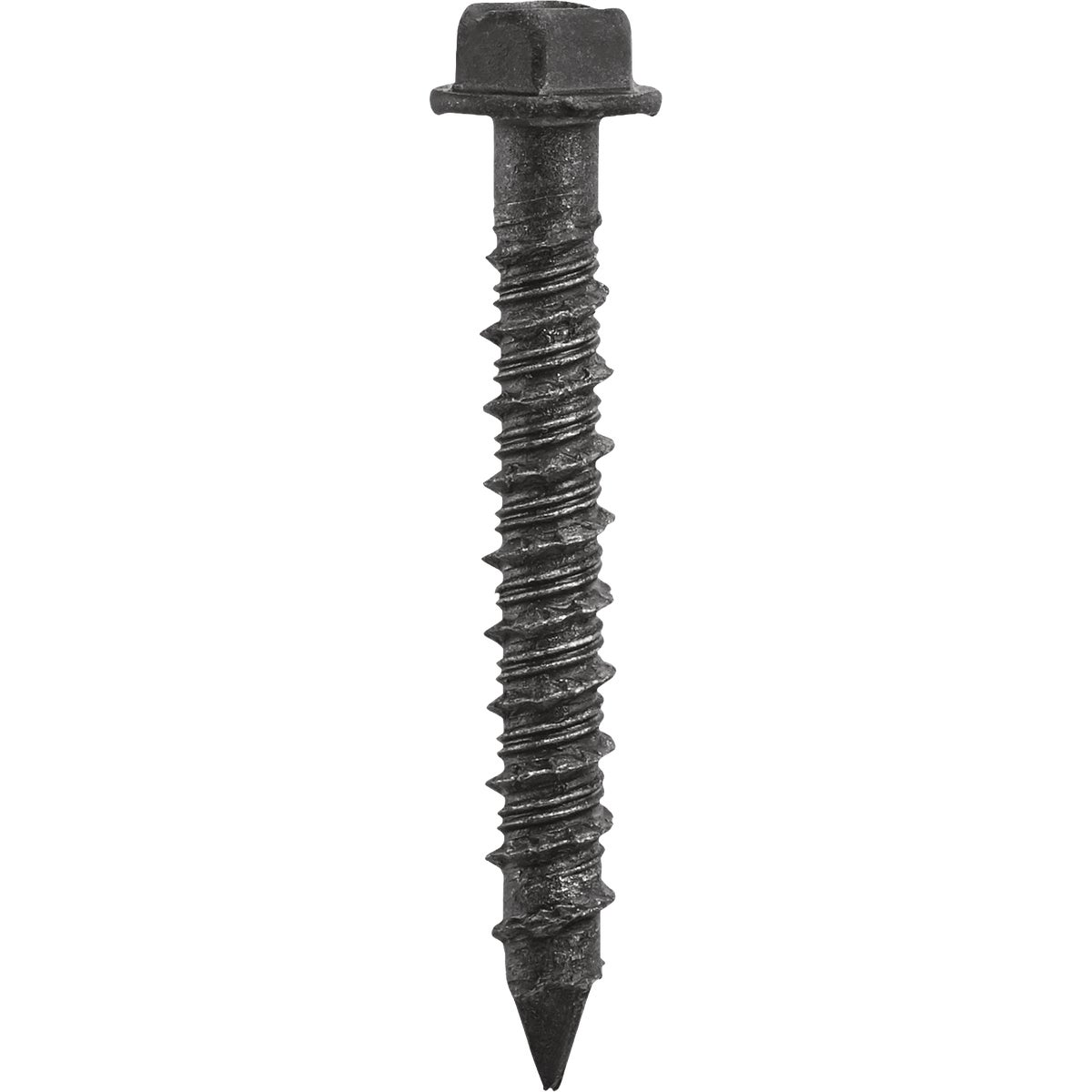 Tapcon 1/4 In. x 1-1/4 In. Hex Washer Head Black Concrete Screw (75-Count) Image 7