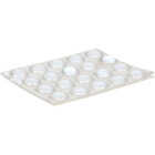 Magic Sliders 3/8 In. Round Clear Furniture Bumpers,(20-Count) Image 1