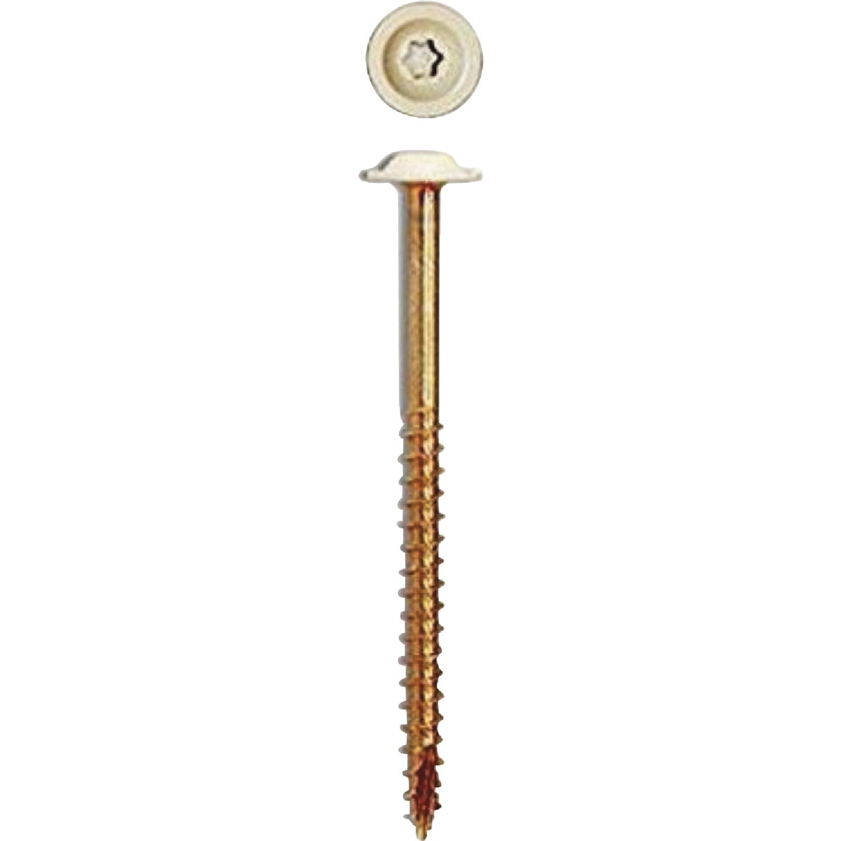 GRK #8 x 1-1/2 In. Star Drive White Cabinet Screw (80-Count) Image 5