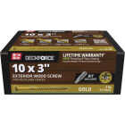Grip-Rite DeckForce PrimeGuard Nano #10 x 3 In. Star Drive Gold Screw (1 Lb.) Image 1