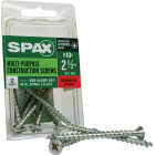 SPAX #10 x 2-1/2 In. Unidrive (Combo Drive) Flat Head Zinc (Interior) Multi-Purpose Construction Screw (12-Count) Image 6