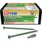 Grip-Rite PrimeGuard Plus 3-1/2 In. x 10 ga Star Drive Green Self-Drilling Exterior Screw (1 Lb.) Image 1