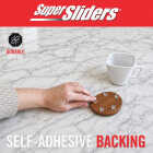 Super Sliders 3/8 In. Clear Round Furniture Wall Bumper (20-Pack) Image 4