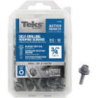 Teks #12 x 3/4 In. Hex Washer Head Drill Point Metal to Metal Roofing Screw (90-Count) Image 1
