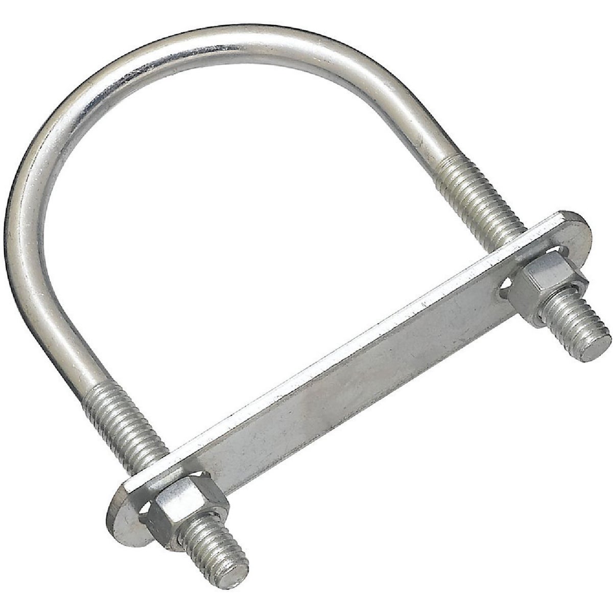 National Hardware 3/8 In. x 2.95 In. x 4.5 In. Zinc Round U Bolt