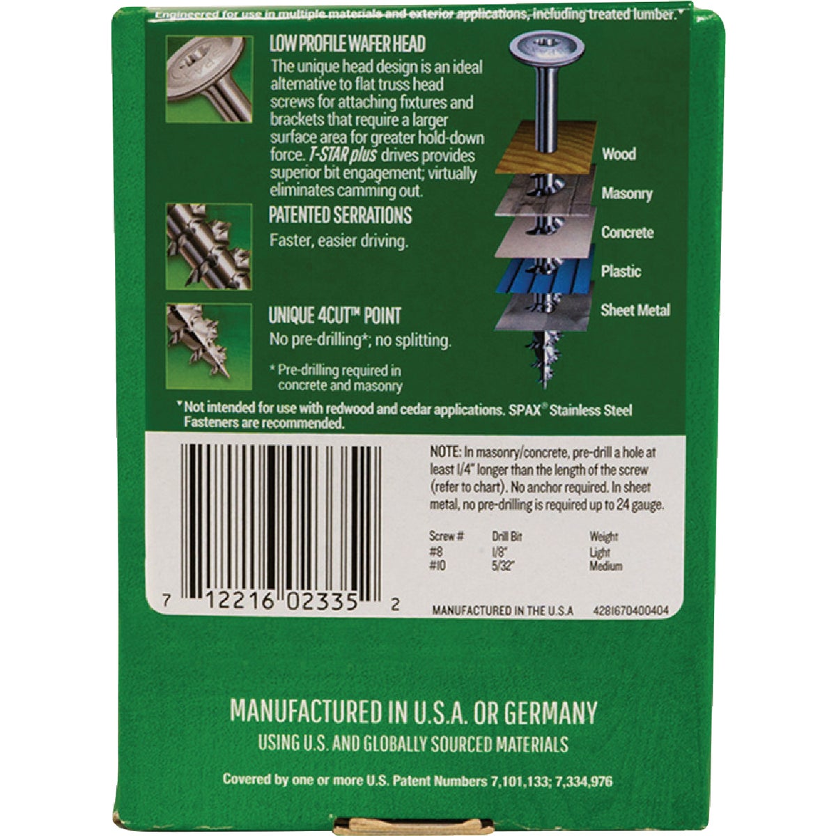 SPAX #8 x 1-1/2 In. T20 Plus Wafer Head HCR-X (Exterior Rated) Wood Screw (165-Count) Image 5