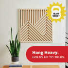 Command Black Picture Hanging Strip Mixed Pack, 16 Pairs Image 2