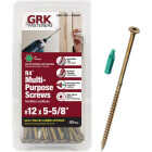 GRK R4 #12 x 5-5/8 In. Star Drive Multi-Purpose Wood Screw (50-Count) Image 1