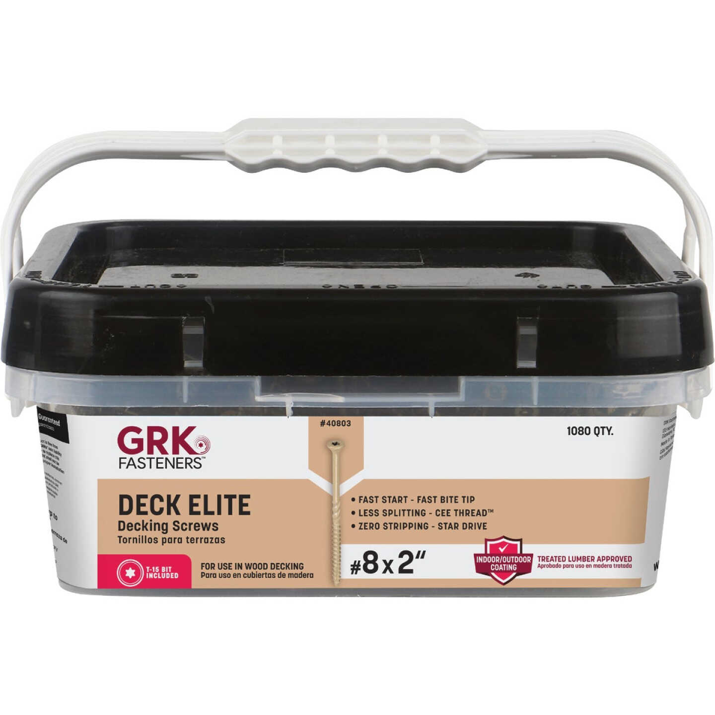 GRK Deck Elite #8 x 2 In. Star Drive Bugle-Head Deck Screw (1080-Count) Image 4