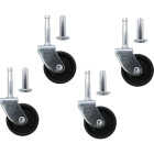 Super Sliders 1-5/8 In. Black Stem Caster (4-Pack) Image 4