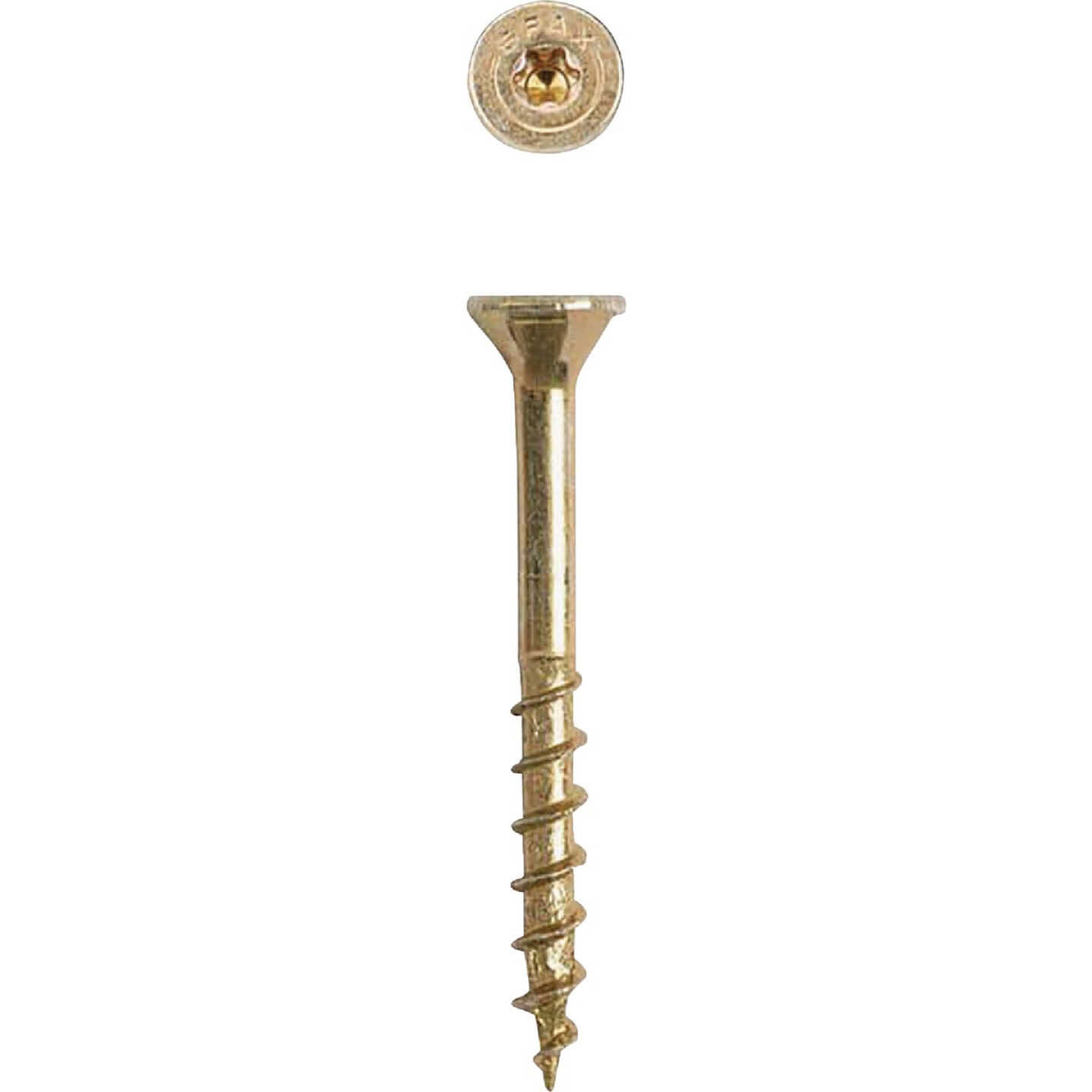 SPAX #8 x 1-1/2 In. T20 Plus Flat Head Yellow Zinc (Interior) Wood Screw (597-Count) Image 1