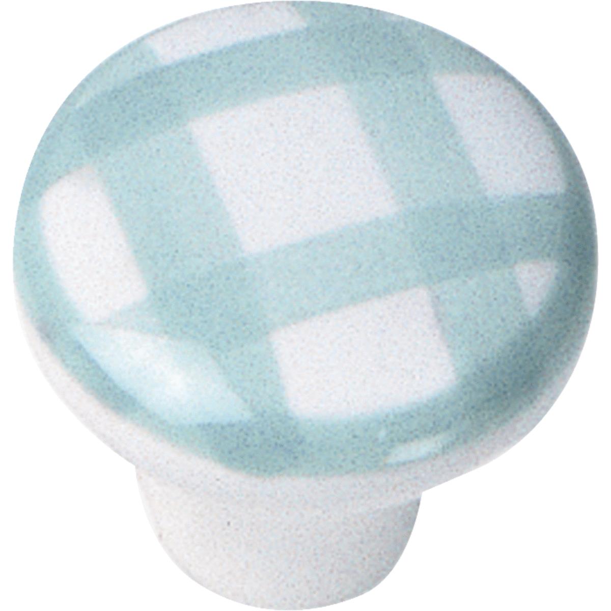 1-1/2 SEAFOAM PORCL KNOB