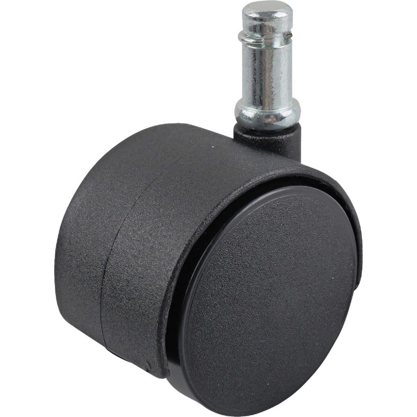 Super Sliders 2 In. 2-Wheel Black Stem Caster Image 3