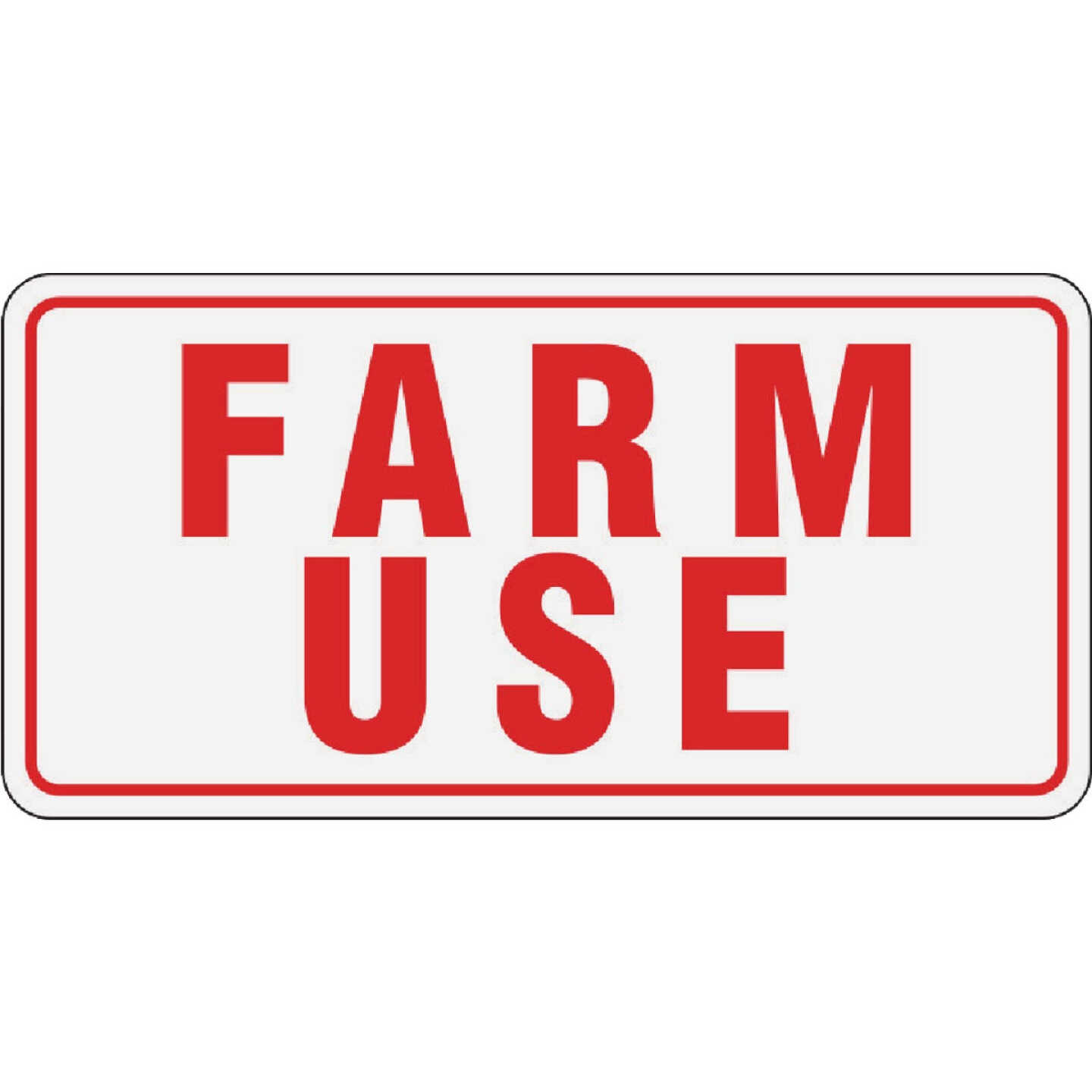 Hy-Ko Plastic Farm Use Sign Image 1