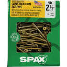 SPAX #8 x 2-1/2 In. T20 Plus Flat Head Yellow Zinc (Interior) Wood Screw (618-Count) Image 6