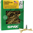 SPAX #8 x 2-1/2 In. T20 Plus Flat Head Yellow Zinc (Interior) Wood Screw (618-Count) Image 5
