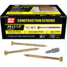 Grip-Rite 2-1/2 In. x 9 ga Star Drive Dual Flat Head Coarse Thread Yellow Zinc Coated General Construction Screw (1 Lb.) Image 1