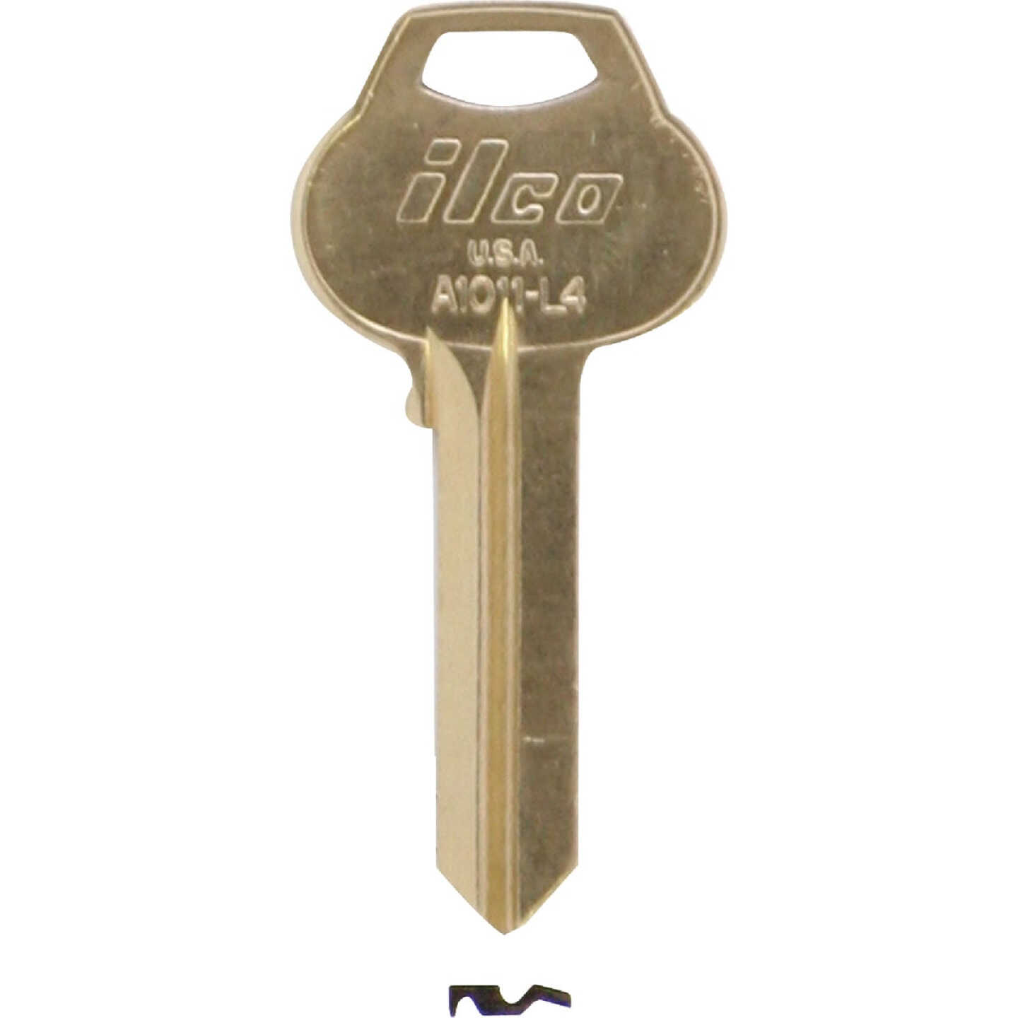 ILCO Corbin Nickel Plated File Cabinet Key RU101 (10-Pack) Image 1