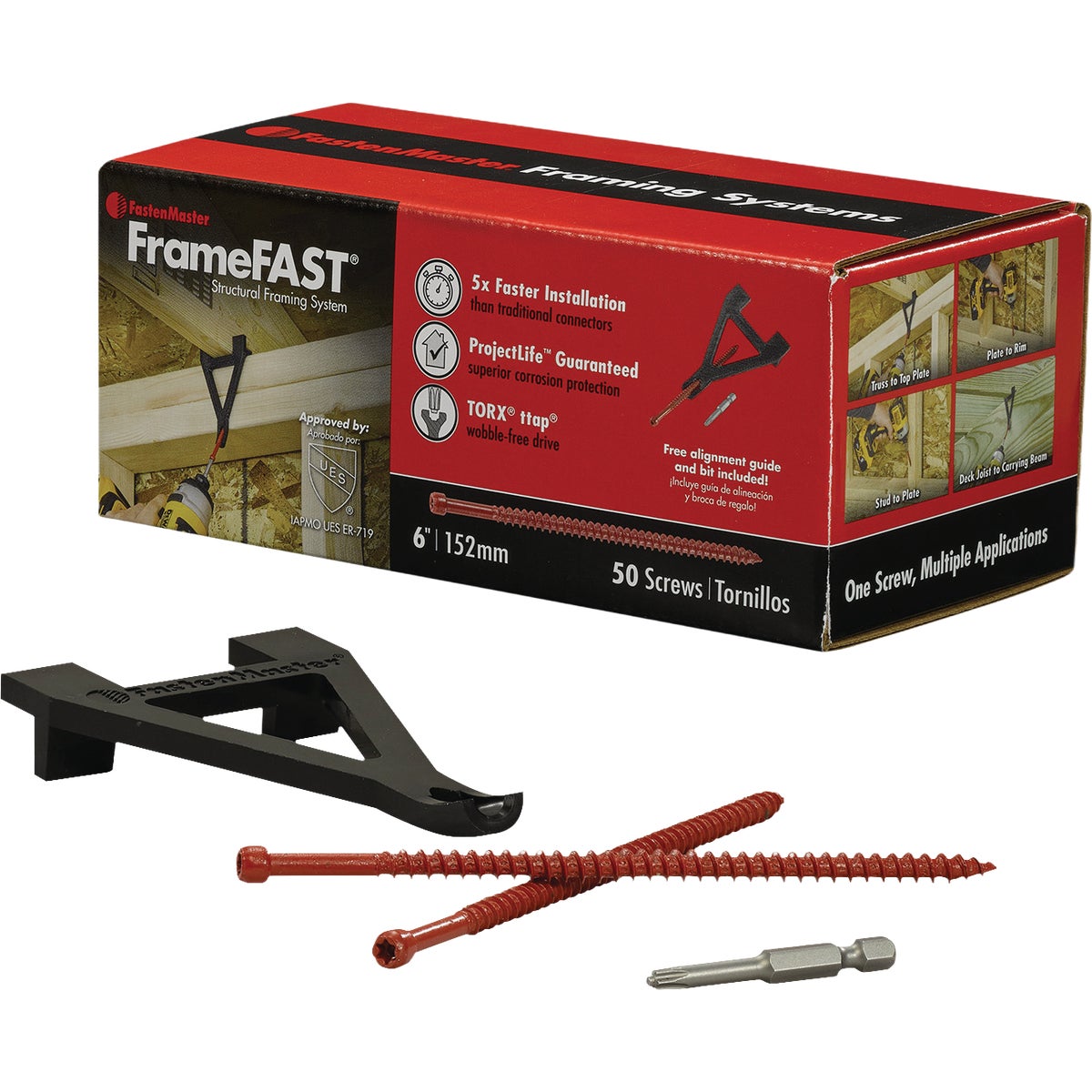 FastenMaster FrameFAST 6 In. Structural Framing Screw (50-Count)