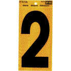 Hy-Ko 5 In. Yellow Reflective Number 2 Image 1