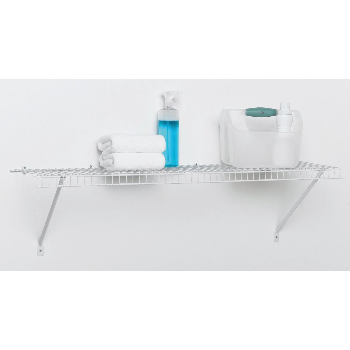 ClosetMaid 4 Ft. W. x 12 In. D Ventilated Shelf Kit, White Image 5