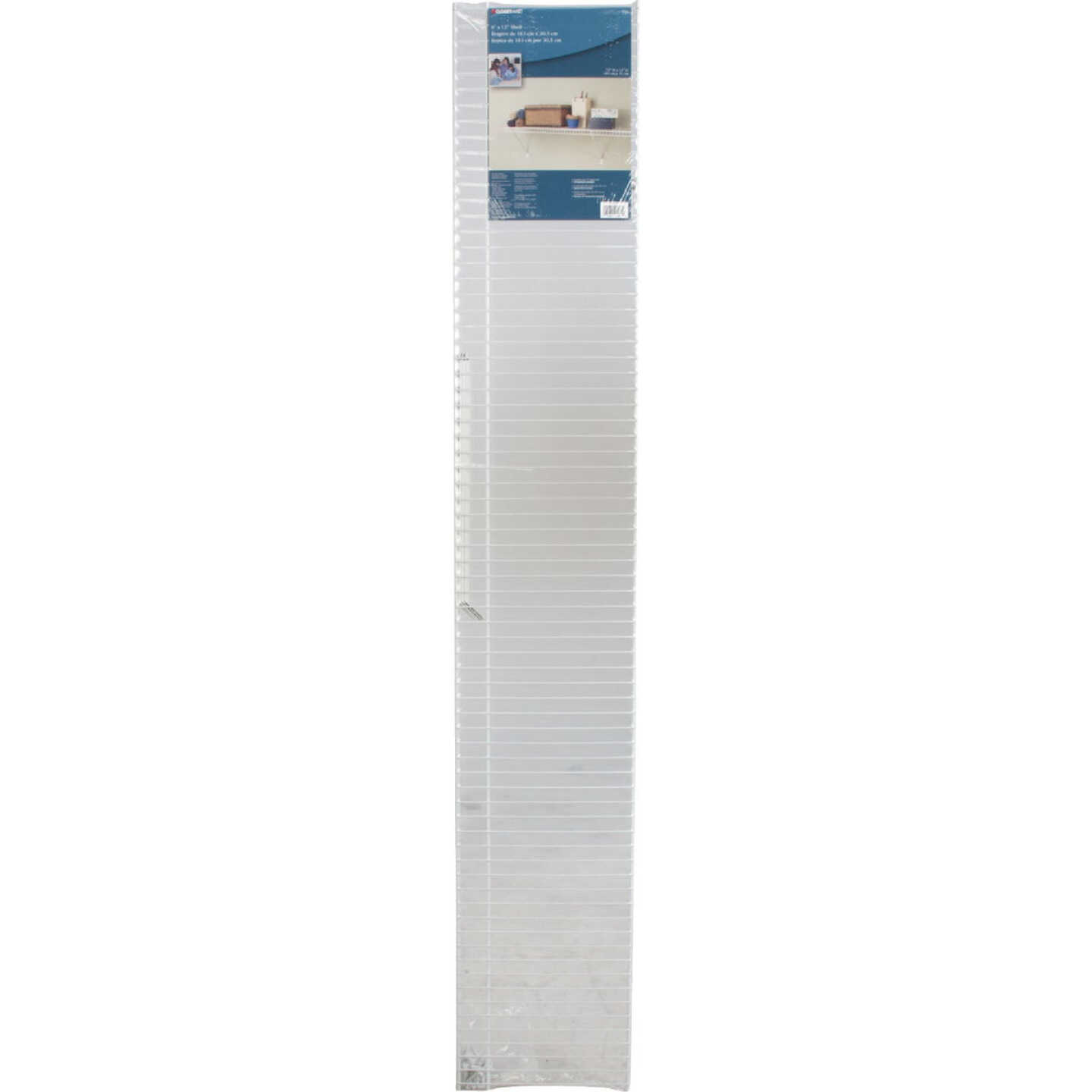 ClosetMaid 6 Ft. W. x 12 In. D Ventilated Shelf Kit, White Image 1