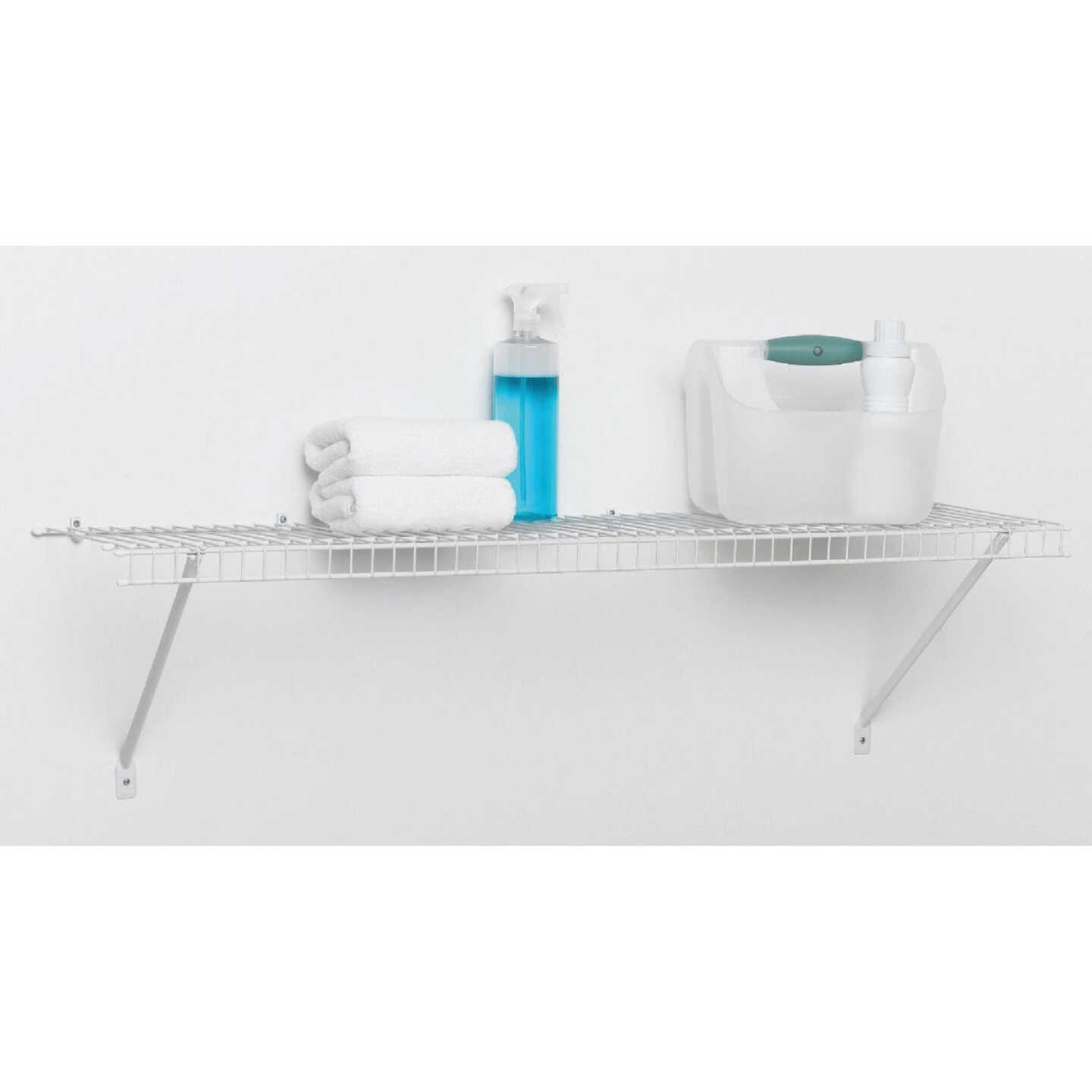 ClosetMaid 6 Ft. W. x 12 In. D Ventilated Shelf Kit, White Image 5