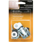 Prime-Line Offset Adjustable 2-1/2 In. H. x 1/4 In. Single Wheel Front Bypass Door Roller (2-Count) Image 2
