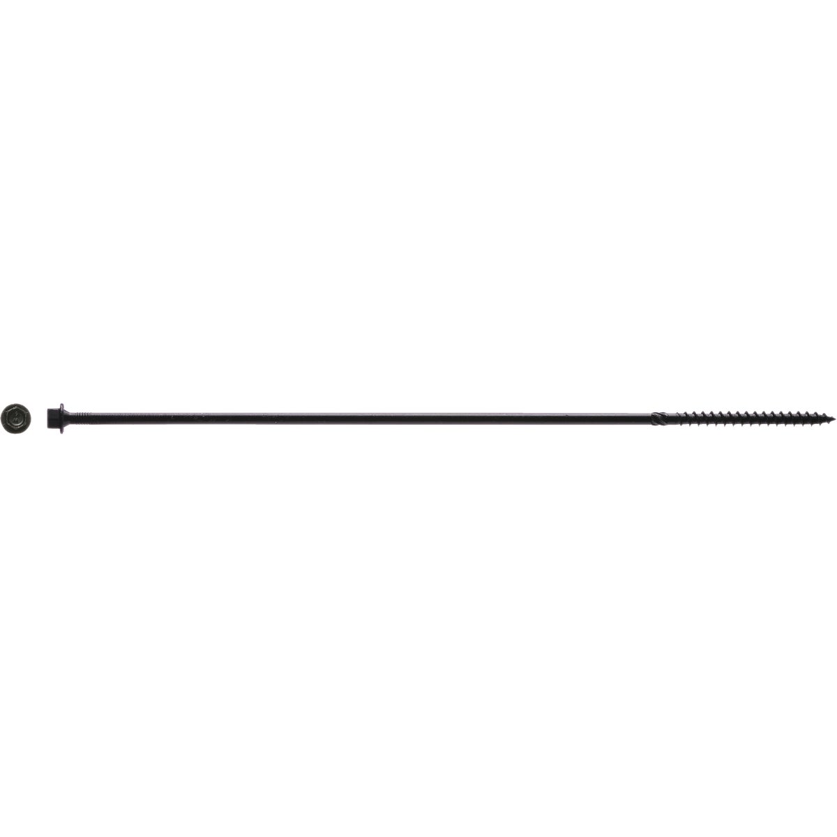 Big Timber #14 x 10 In. Hex Head Black Structure Screw (50-Count) Image 2