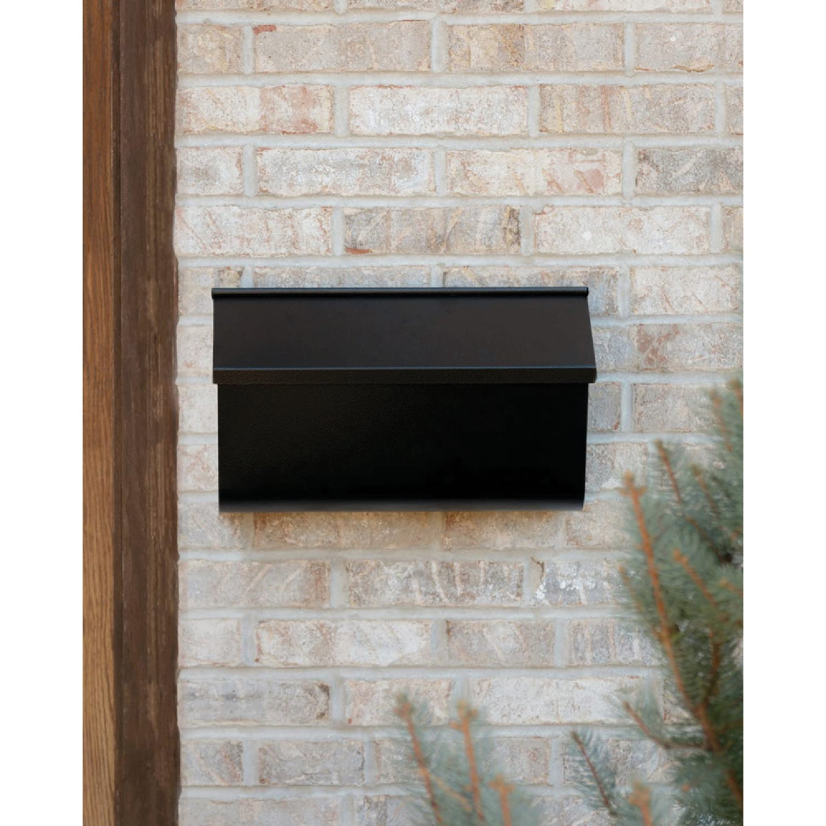 Gibraltar Woodlands Black Wall Mount Mailbox Image 3