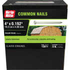 Grip-Rite 4 In. x 6 ga x 20d Hot Galvanized Common Nails (145-Count) Image 2