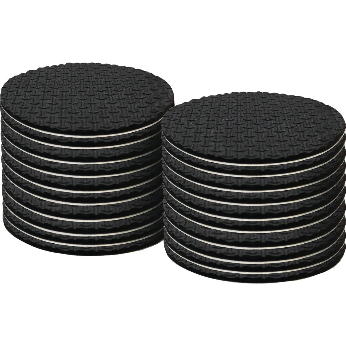 Super Sliders 1 In. Anti-Skid Round Brown Furniture Pad (18-Piece) Image 8
