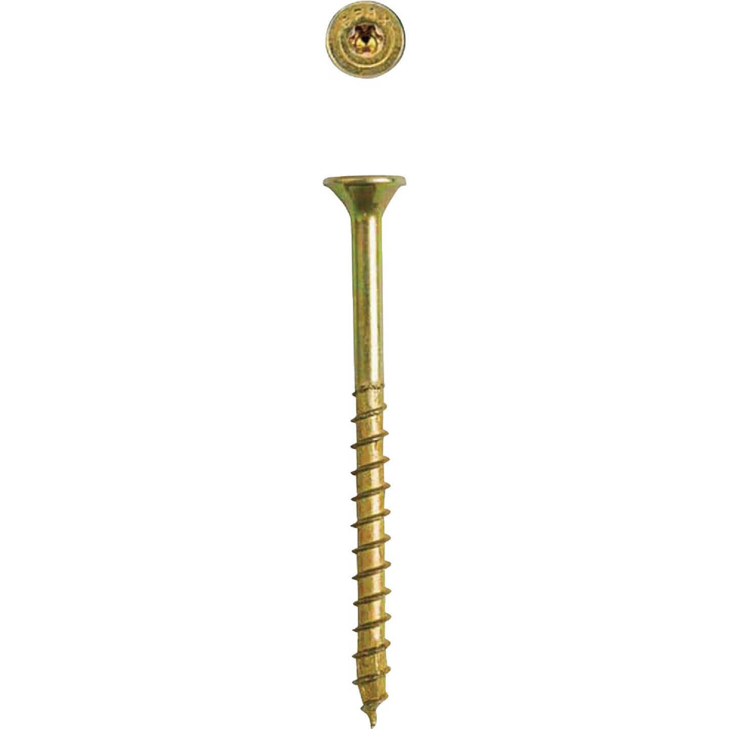 SPAX #10 x 2-1/2 In. T20 Plus Flat Head Yellow Zinc (Interior) Wood Screw (230-Count) Image 1