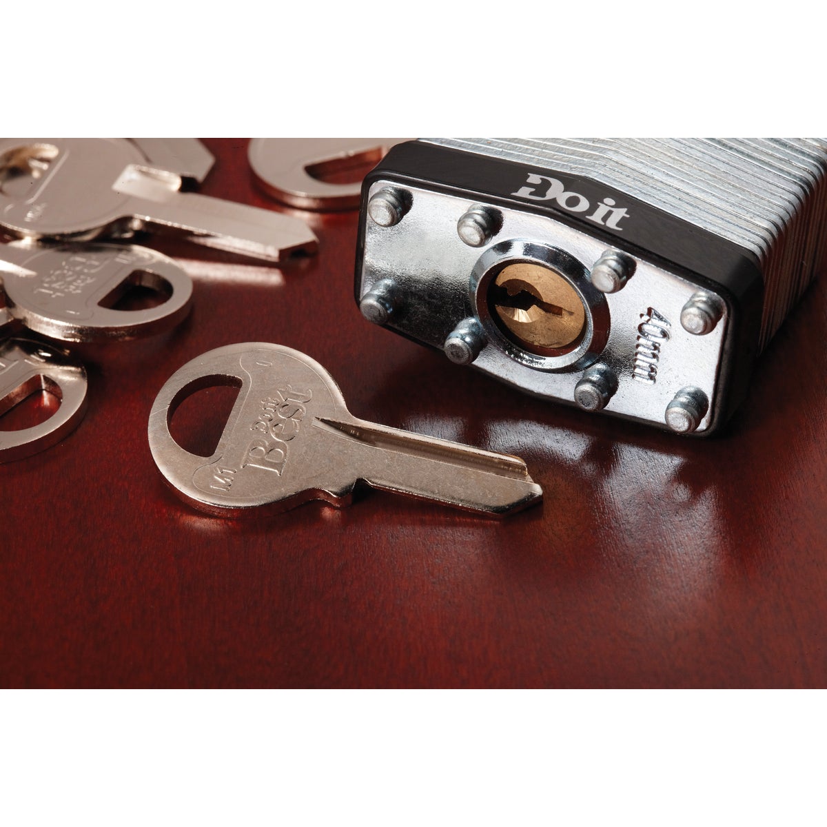Do it Best Master Nickel Plated Padlock Key, M1 / 1092 DIB (10-Pack) Image 2