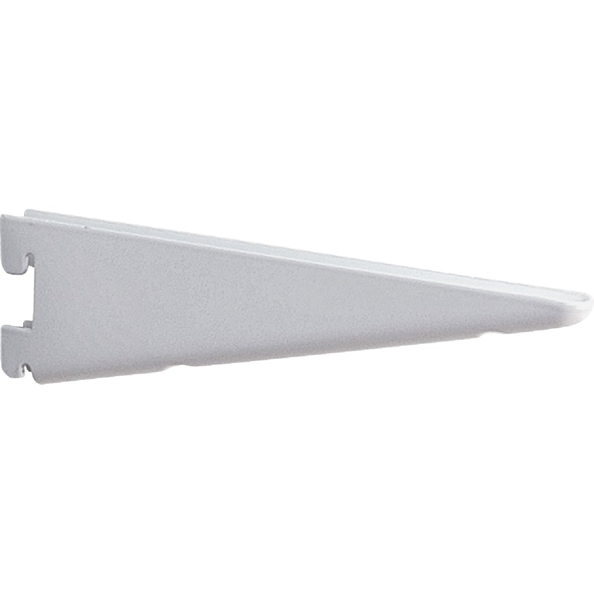 Knape & Vogt 182 Series 7 In. White Steel Heavy-Duty Double-Slot Shelf Bracket Image 1