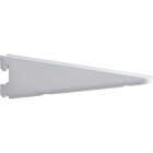 Knape & Vogt 182 Series 9 In. White Steel Heavy-Duty Double-Slot Shelf Bracket Image 1