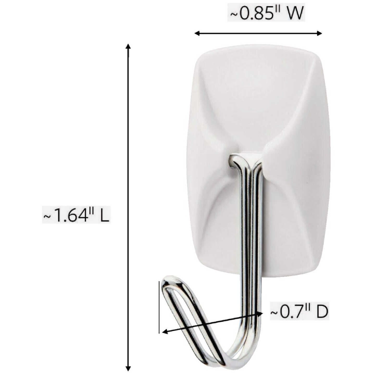Command Small Wire Hook Mega Pack, White, 28 Hooks, 32 Strips Image 7