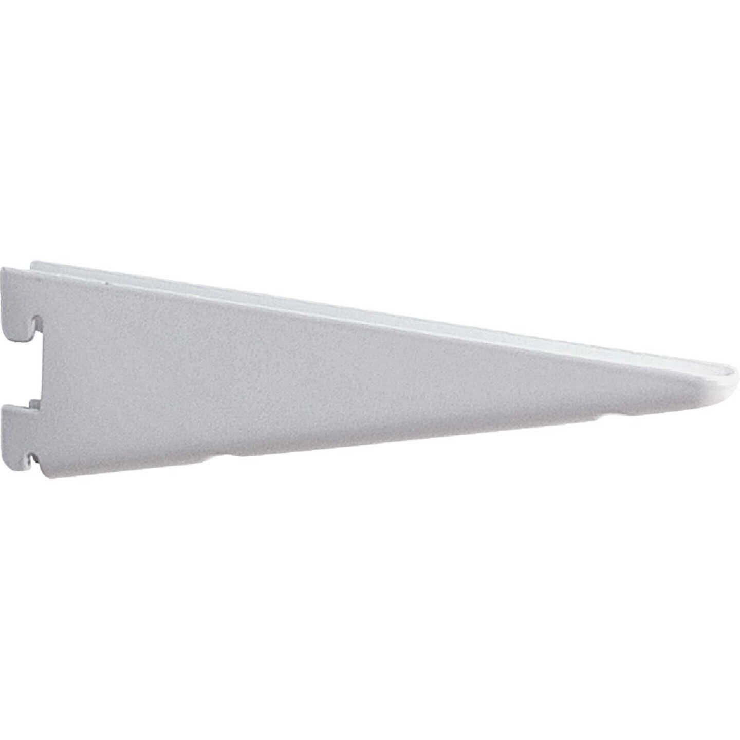 Knape & Vogt 182 Series 14-1/2 In. White Steel Heavy-Duty Double-Slot Shelf Bracket Image 1