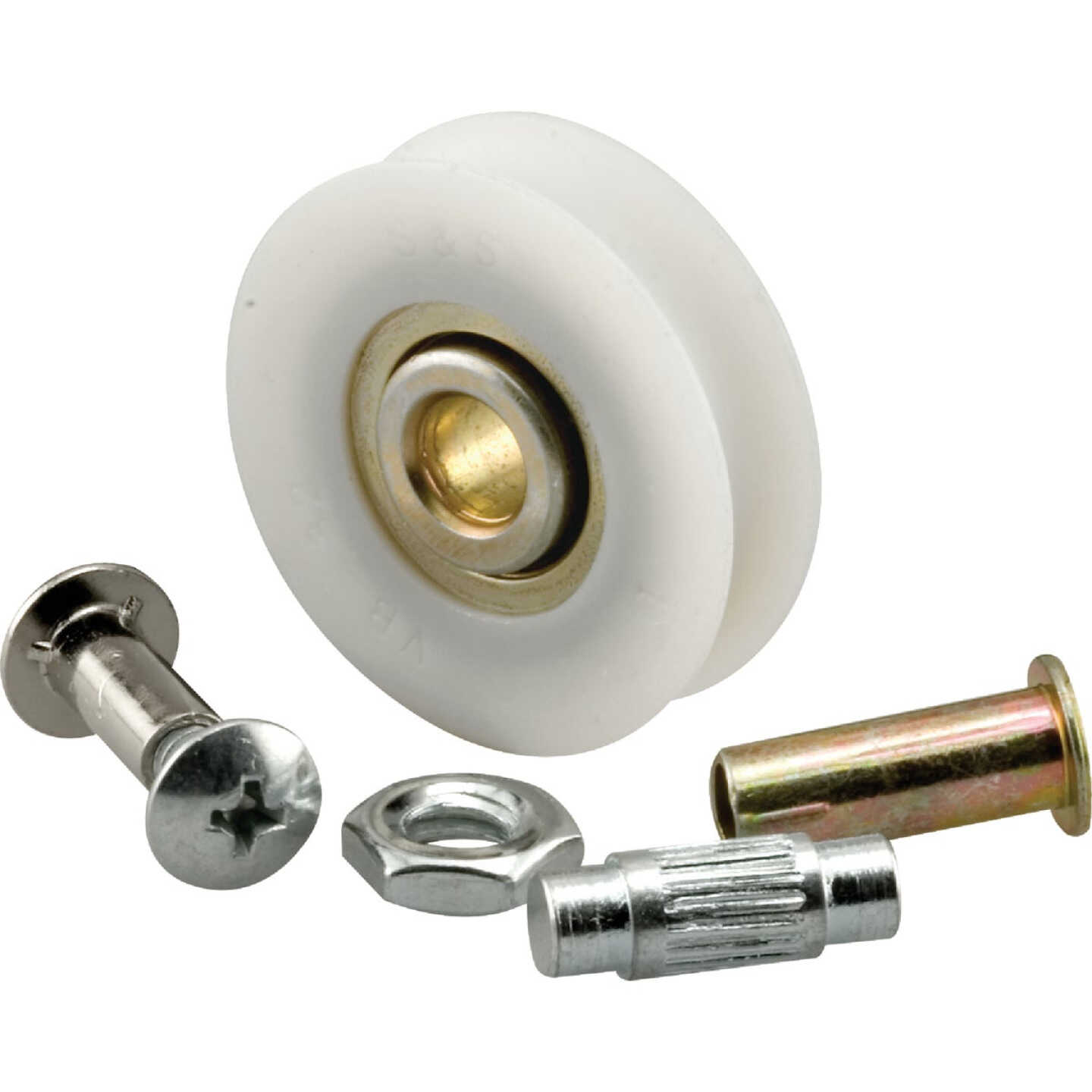 Prime-Line 1-1/4 In. Nylon Sliding Door Roller Set (2 Count) Image 1