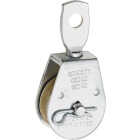 National Hardware 1-1/2 In. O.D. Single Swivel Eye Steel Rope Pulley Image 1