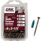 GRK R4 #9 x 2-1/2 In. Star Drive Multi-Purpose Wood Screw (80-Count) Image 1