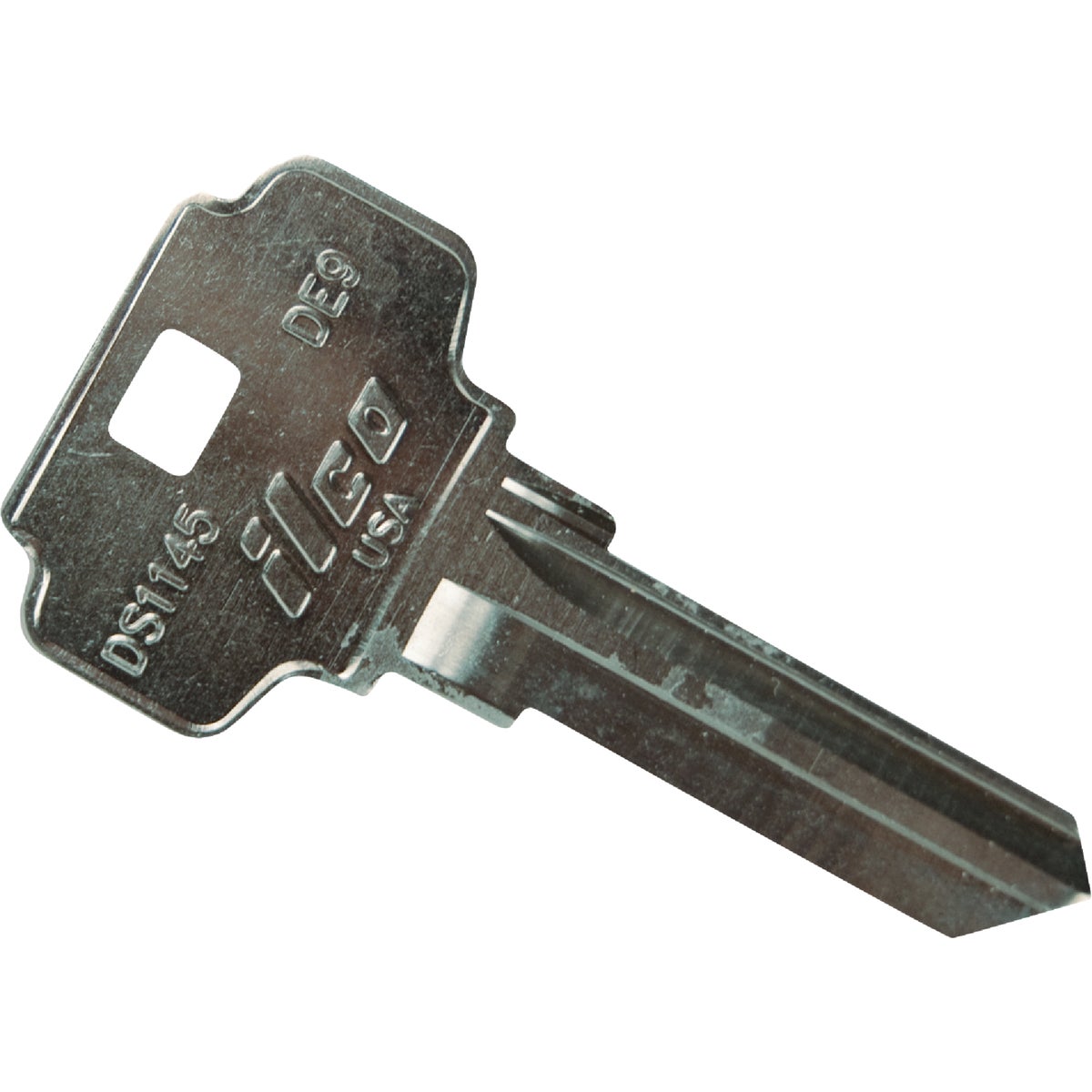 ILCO Dexter Nickel Plated House Key, DE9 / DS1145 (10-Pack) Image 2