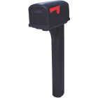 Gibraltar Classic Black Mailbox & Post Image 1