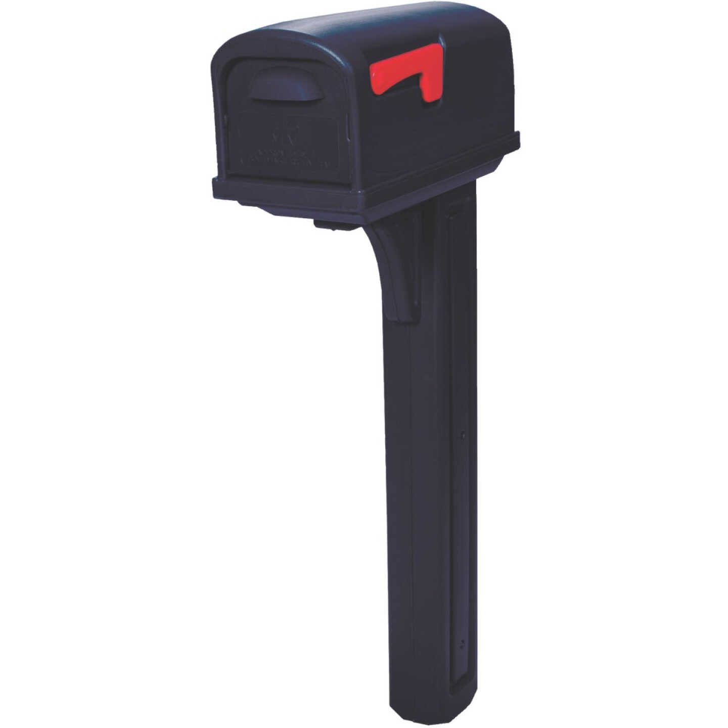 Gibraltar Classic Black Mailbox & Post Image 1