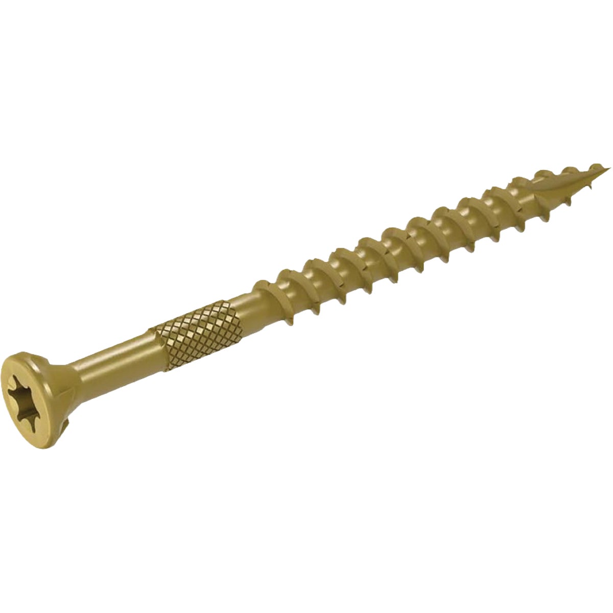 Grip-Rite DeckForce 2 In. x 9 ga T-25 Star Drive Gold Exterior Wood Screw