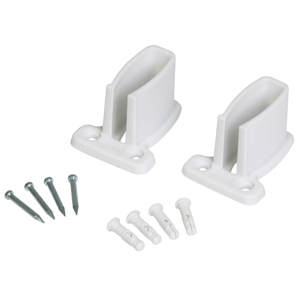 ClosetMaid White Wire Shelf Wall Brackets (12-Pack) Image 1