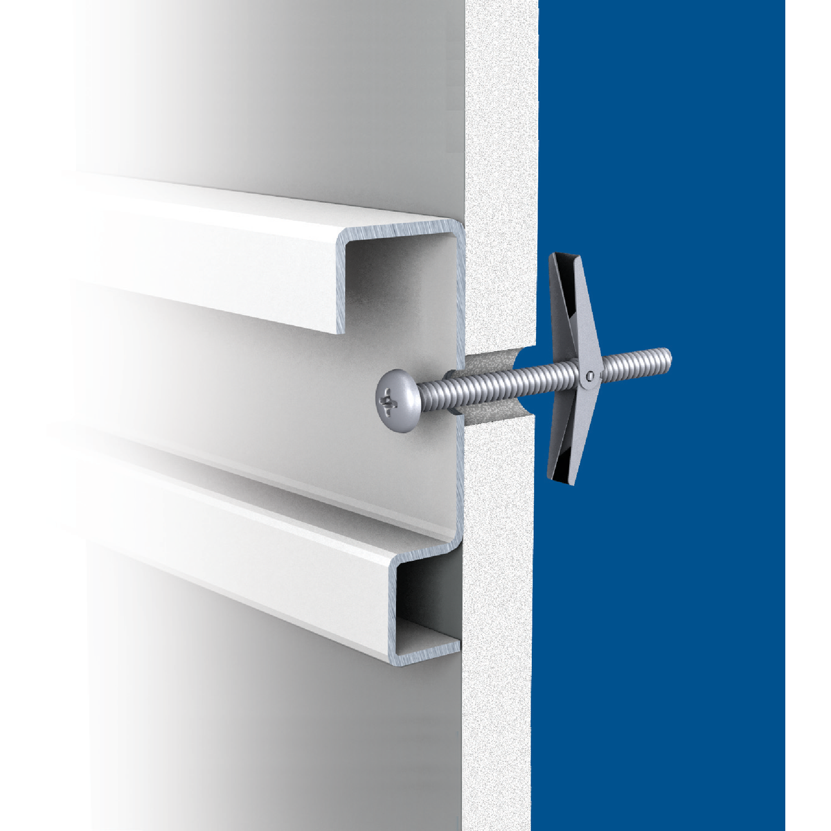 Closetmaid ShelfTrack 5-Piece Hang Track Mounting Hardware Image 3
