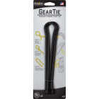 Gear Tie 18 In. Reusable Rubber Twist Tie - Black (2-Pack) Image 2